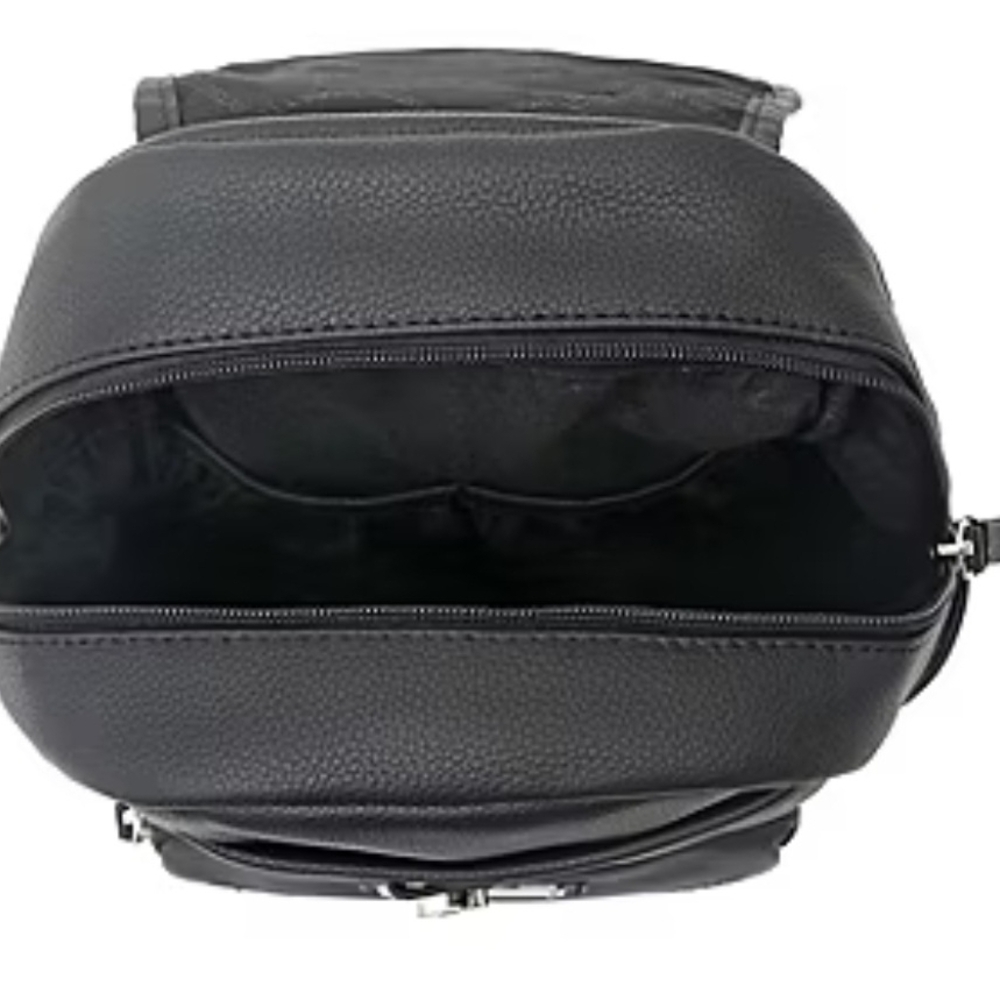 Rosetti Black Leather Backpack - Picture 6 of 7